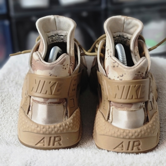 NIKE AIR HUARACHE RUN PRM "DESERT CAMO" Mens 10.5 Good Shape FAST SHIPPER - Picture 7 of 10